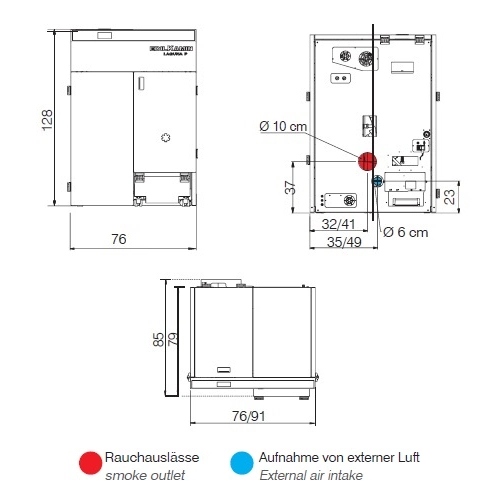 Pelletkessel Edilkamin Laguna2 P18 | 17,6 kW