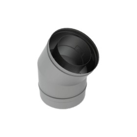 LAS-Schornstein - Bogen 30° segmentiert, Ø150/100 mm - DRU LAS ES-I 150/100
