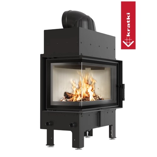 Kamineinsatz Kratki Floki M 10 kW Eckkamin