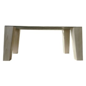 Kaminzubehör Justus - 4-tlg. Fuß-Set Holz Buche inkl. Montageplatte für Dias und Dias XL