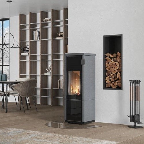 Kaminofen Cera Design Conte Mini Gerade 5 kW Speicherofen