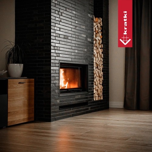 Kamineinsatz Kratki Nadia 14 | 14 kW Schiebetür