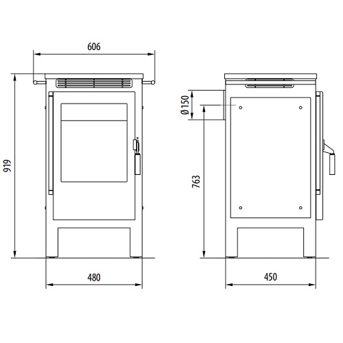 Kaminofen Wodtke Cookie 7 kW