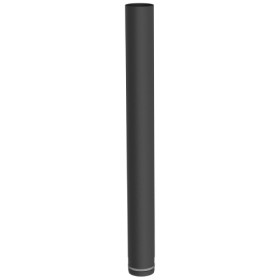 Pelletofenrohr - Längenelement 1000 mm - schwarz lackiert - Jeremias Pellet-Line