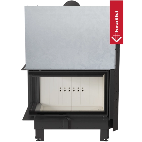 Kamineinsatz Kratki MBO 15 kW Eckkamin Schiebetür