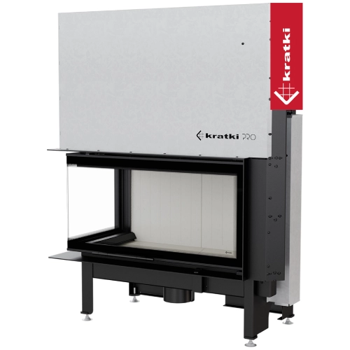 Kamineinsatz Kratki Nadia 14 | 14 kW Eckkamin