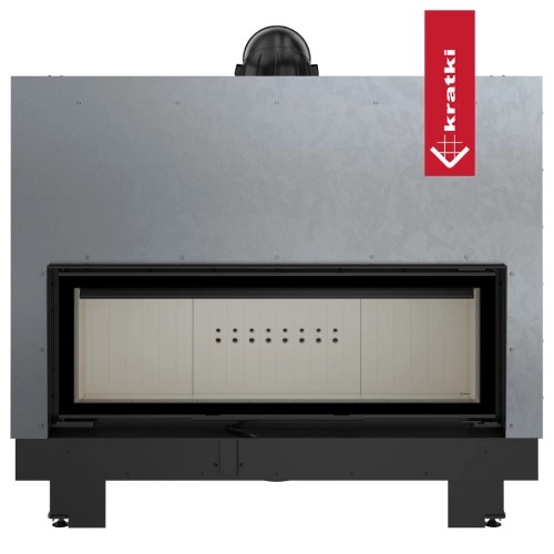 Kamineinsatz Kratki MB120 20 kW Schiebetür