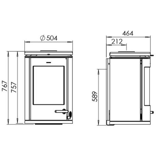 Kaminofen Morsoe 7870 | 7,3 kW