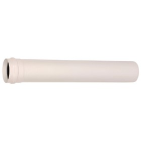 Pelletofenzubehör Edilkamin - Weißes Aluminiumrohr, Ø 6 cm, Länge 100 cm