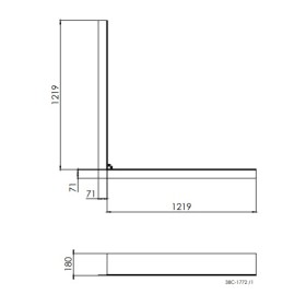 Gaskaminzubehör DRU - Tragrahmen für Metro 100XT/2-41 RCH