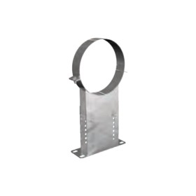 Edelstahlschornstein - Wandhalter verstellbar 160 - 250 mm - einwandig - eka complex E