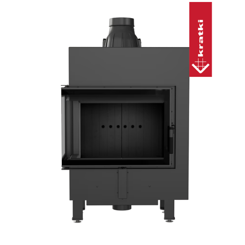 Kamineinsatz Kratki Lucy 12 Slim 8 kW Eckkamin