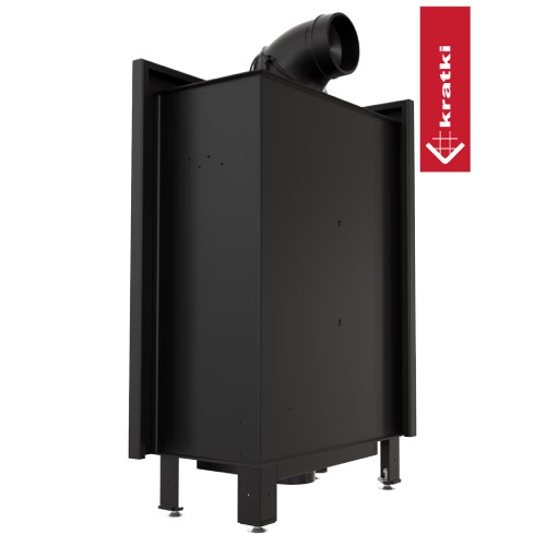 Kamineinsatz Kratki Lucy 12 Slim 8 kW Eckkamin