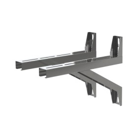 Edelstahlschornstein - Wandstützen 473 mm - doppelwandig - Reuter DW-Systeme