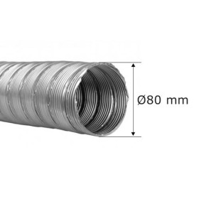 Flexrohr Ø 80 mm aus Edelstahl - einlagig - Jeremias EW-LINE-FLEX-FU