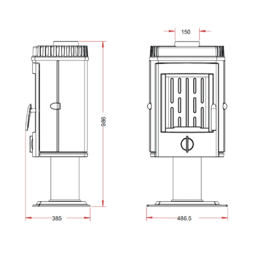 Kaminofen Invicta Mesnil 8 kW