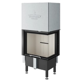 Kamineinsatz Spartherm Varia 2R-55h 7 kW Eckkamin Schiebetür