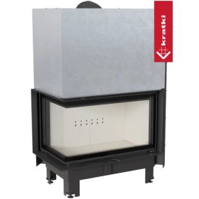 Kamineinsatz Kratki MBO 15 kW Eckkamin Schiebetür