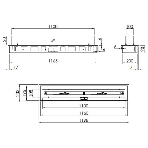 Bioethanol Kamineinsatz SPARTHERM Quadra Inside II SL