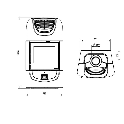 Kaminofen La Nordica WANDA EVO 8,5kW