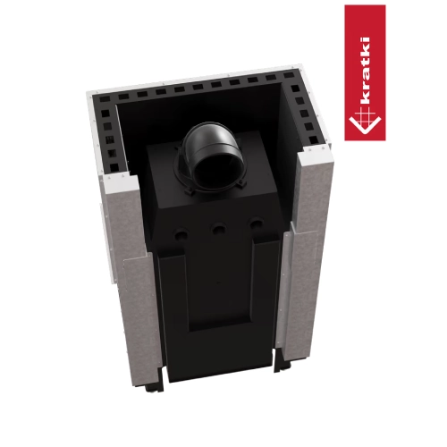Kamineinsatz Kratki Regnor 800/400 8 kW Schiebetür