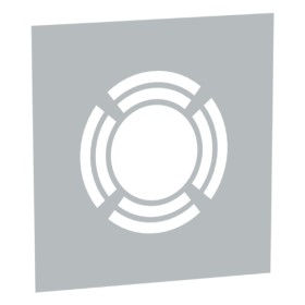 Edelstahlschornstein - Deckenblende für Hinterlüftung, einteilig 1°-65° - doppelwandig - Jeremias DW-Vision