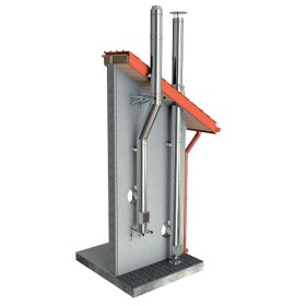 Kaminofen Schornstein Ø 150 mm - Reuter DW-BLUE