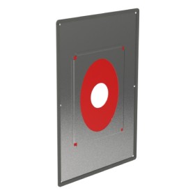 Edelstahlschornstein - Deckenblende mit Dichtung für Dampfsperrenanbindung 21° - 40° - Jeremias DW-ECO