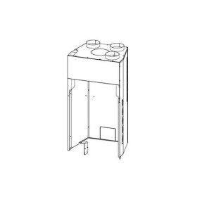 Kaminzubehör Austroflamm - 80x64 S 2.0 Konvektionsmantel