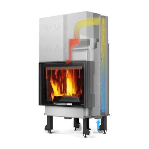 Kamineinsatz La Nordica TermoCamino WF 25 X - DSA 27,1 kW Wasserführend