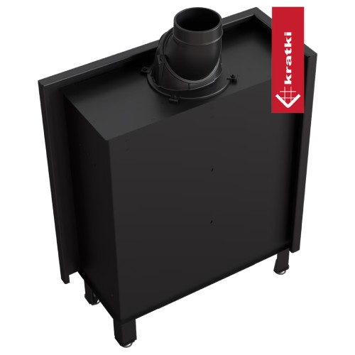 Kamineinsatz Kratki Lucy 14 Slim 10 kW Eckkamin