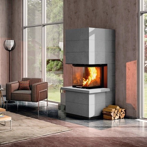 Kaminbausatz SPARTHERM SIM Arte U-50h 9,3kW mit Feuertisch