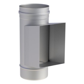 Edelstahlschornstein - Reinigungselement mit Kasten 210 x 140 mm - einwandig - Jeremias EW-FU