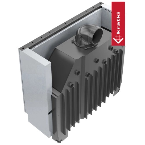 Kamineinsatz Kratki MB120 20 kW Schiebetür