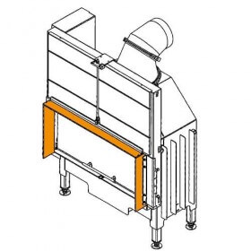 Kaminzubehör Spartherm - Blendrahmen für Varia 1Vh - 574 mm