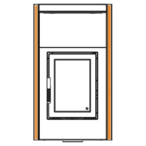 Kaminzubehör Leda - Anbauleisten (Paar) 30 x 835 mm zur Verbreiterung, Stahl Kaminzubehör Leda - Anbauleisten (Paar) 30 x 835 mm zur Verbreiterung, Stahl