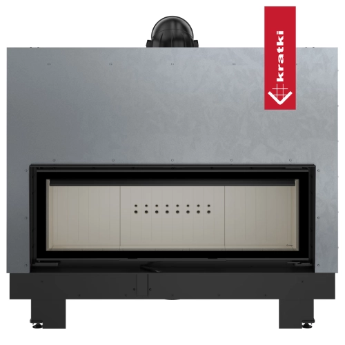 Kamineinsatz Kratki MB120 20 kW Schiebetür