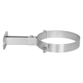 Edelstahlschornstein - Wandhalter 50 bis 150 mm Design Plus für Jeremias DW-FU