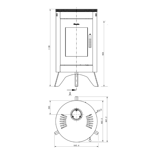 Kaminofen Wamsler City 7 kW