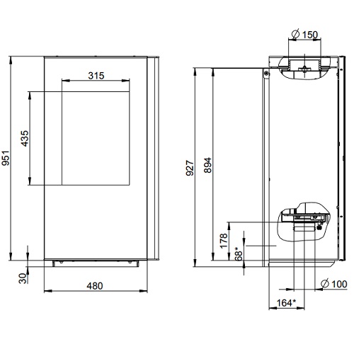 Kaminofen Wodtke Casa 6 kW