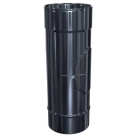 Edelstahlschornstein - Längenelement 250 - 350 mm mit Prüföffnung - einwandig - Reuter EW-BLUE