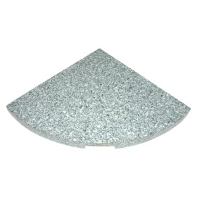 Gartenmöbelzubehör Lesli Living - Granitplatte für Ampelschirm grau