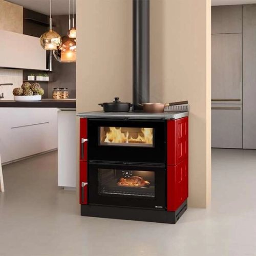 Holzherd La Nordica Verona XXL Petra - Maiolica 7 kW