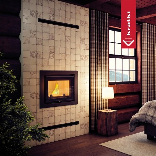 Kamineinsatz Kratki Zuzia 15 Deco 12 kW wasserführend