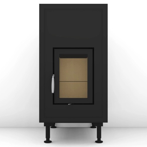 Kachelofeneinsatz Brunner B8 Drehtür Flachglas 13 kW wasserführend Kachelofeneinsatz Brunner B8 Drehtür Flachglas 13 kW wasserführend