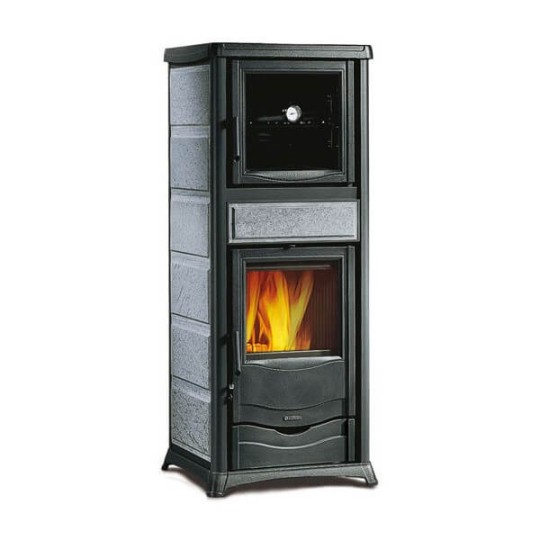 Kaminofen La Nordica TermoROSSELLA PLUS FORNO D.S.A. 13,5 kW wasserführend mit Backfach