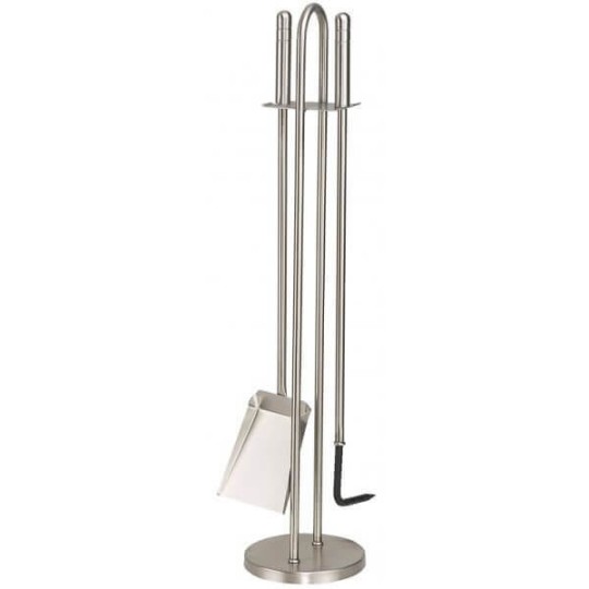 Kaminbesteck DUO, Edelstahl Matt, 2- teilig
