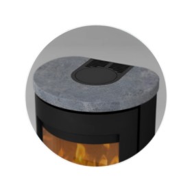 Kaminzubehör Lotus - Speckstein Abdeckplatte für Prestige