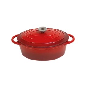 Holzherdzubehör La Nordica - Le Cucinotte oval mit Deckel Ø 29 cm