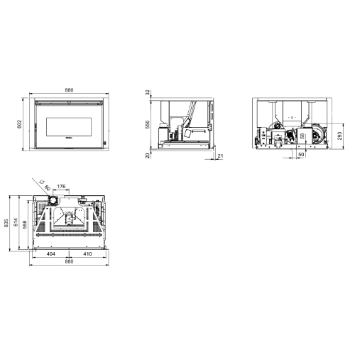 Pellet Kamineinsatz La Nordica Extraflame Comfort P85 | 12 kW